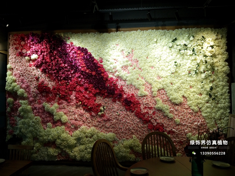 沈陽(yáng)整體花藝軟裝,空間設(shè)計(jì),沈陽(yáng)仿真玫瑰花墻,沈陽(yáng)綠植背景墻-沈陽(yáng)綠飾界景觀(guān)工程有限公司